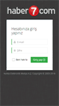 Mobile Screenshot of editor.haber7.com