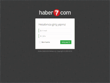 Tablet Screenshot of editor.haber7.com